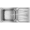 Inset Stainless Steel Kitchen Sink with Drainer